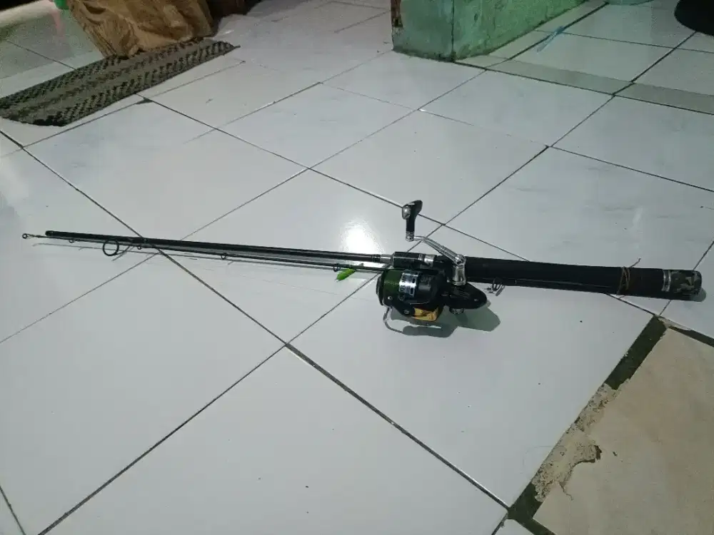 Di jual joran kenzi Tiger xt plus reel goldenfish kingkong 3000
