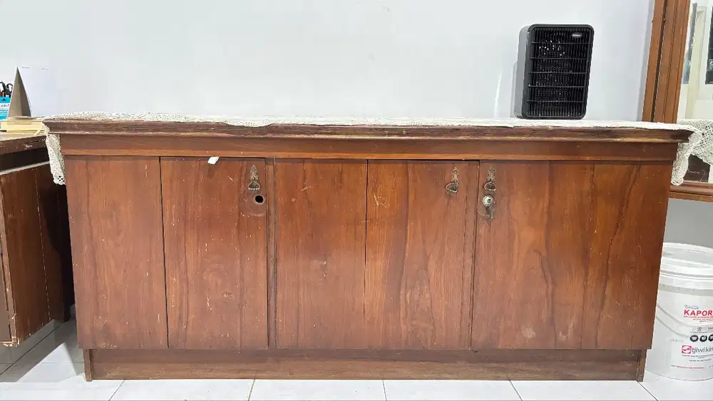 Rak TV Meja Kayu Jati Bundling Beli 1 dapat 2