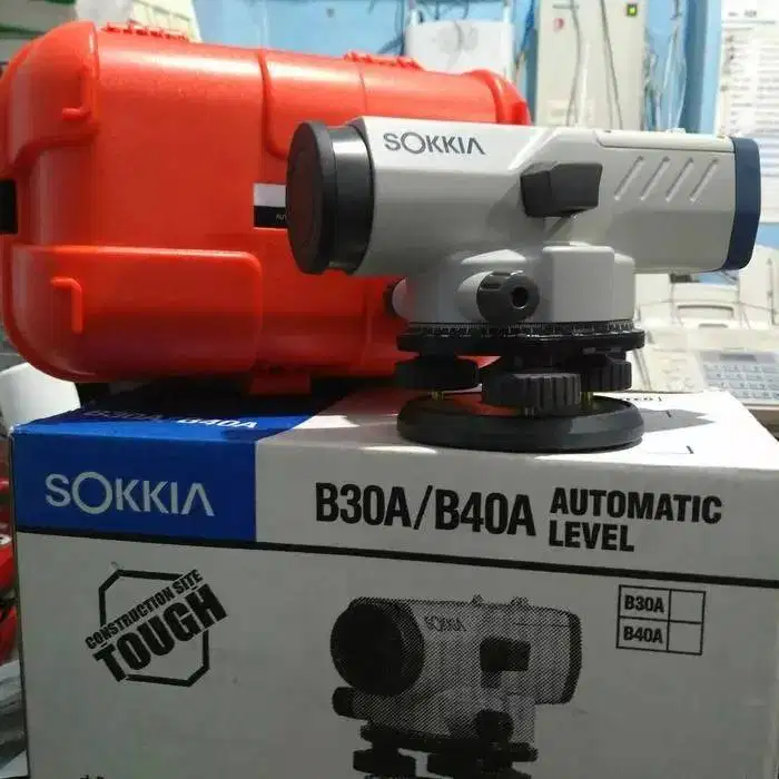 Automatic Level Sokkia B40A BARU Lengkap Tripod – Siap Pakai
