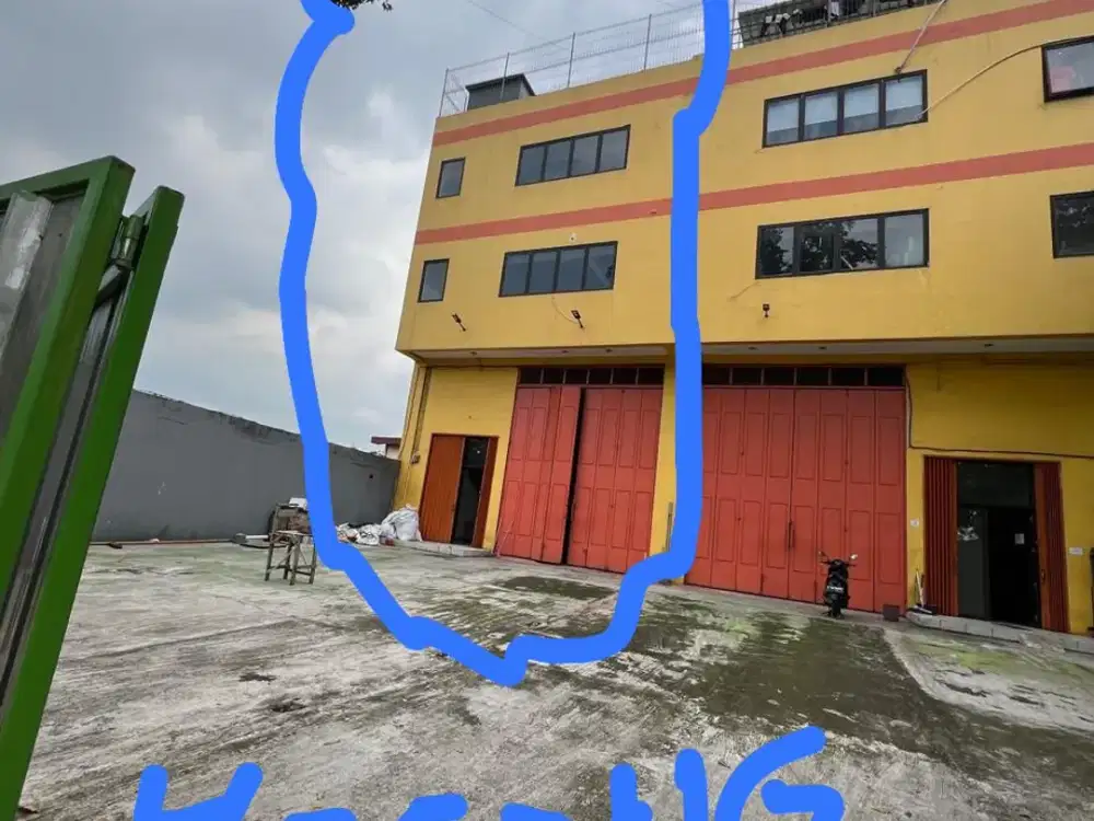 Disewakan Gudang 3 Lantai di Batu sari, Batuceper tangerang