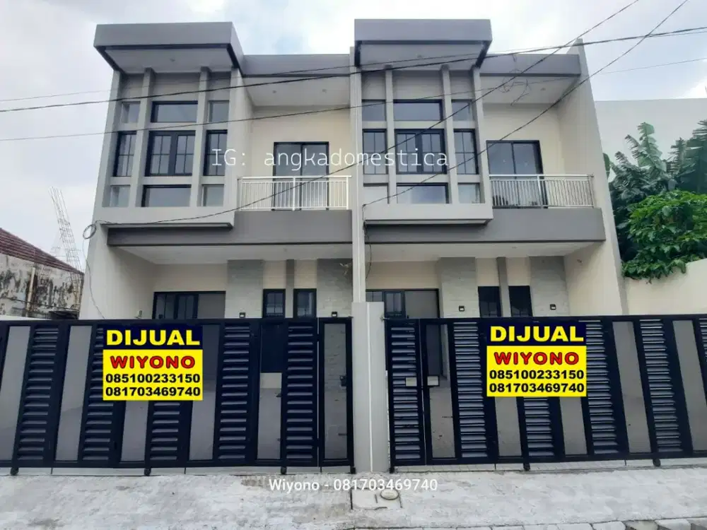 Rumah Klampis Indah Klampis Anom Lebar 6 meter Perumahan Wisma Mukti Surabaya Timur