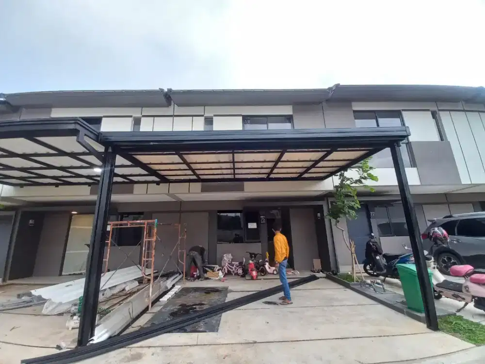 Kanopi baja, Besi, Gudang, plavon pvc, Partisi dll