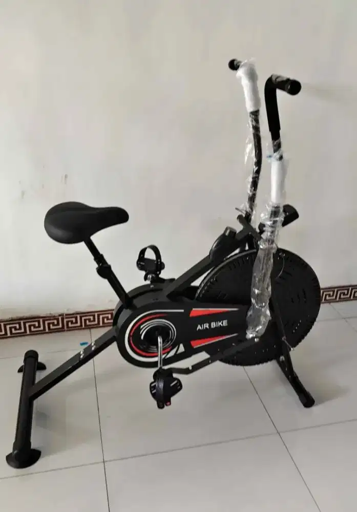 BARU SEPEDA STATIS TERAPI/OLAH RAGA AIR BIKE 2 FUNGSI GERAKAN