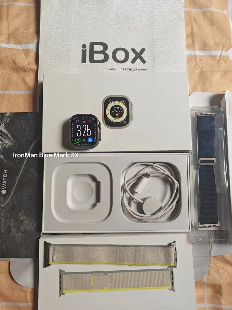 Apple Watch iWatch Ultra 1 iBox BH 99 Titanium 49mm GPS Cell Fullset