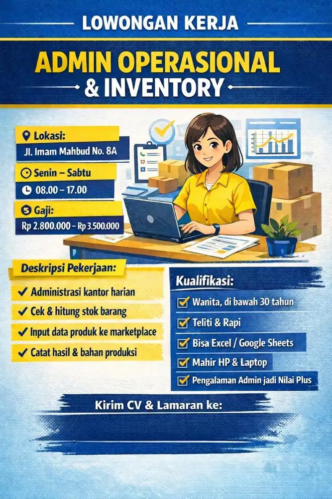 Admin operasional & inventory