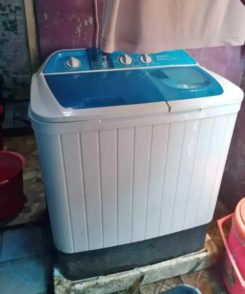 Jual mesin cuci merk denpo no minus normal semua