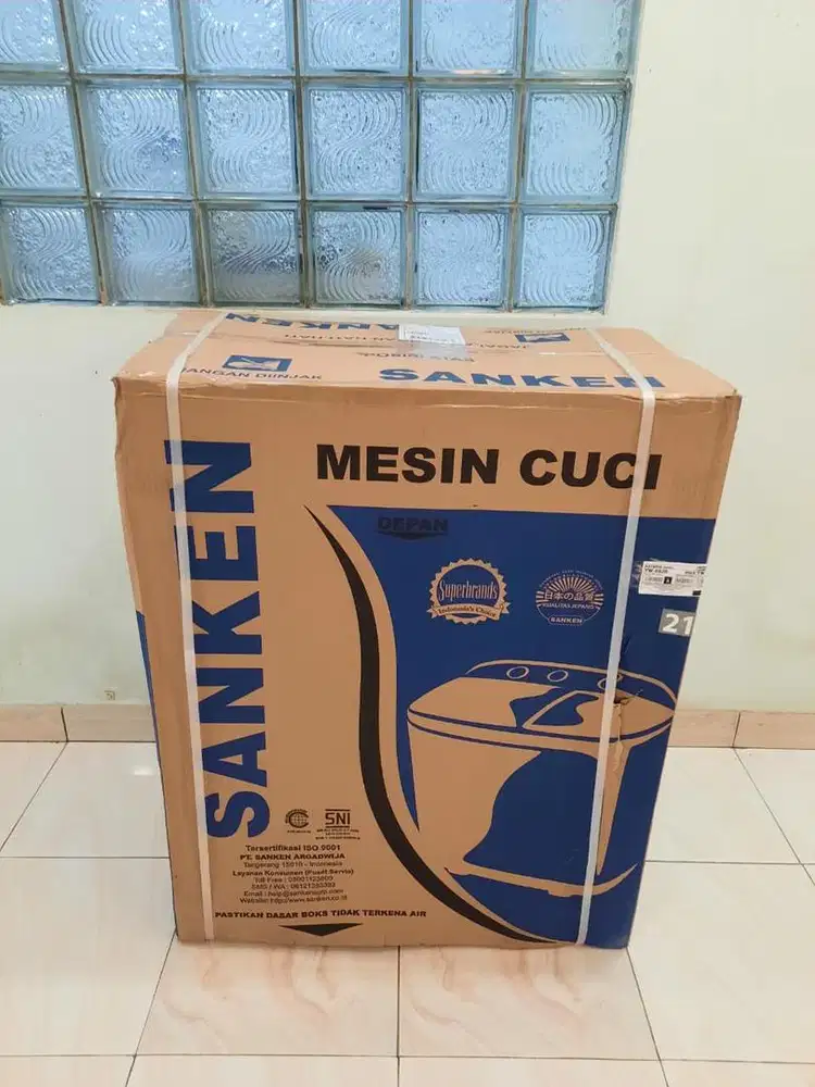 Mesin cuci sanken baru