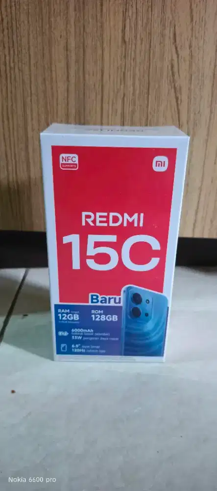 Redmi 15c 6/128GB New Resmi
