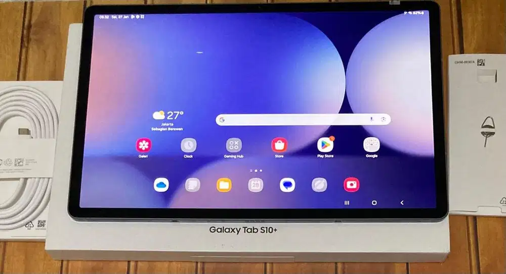 Samsung galaxy Tab S10 plus 12/256 Wifi only Fullset seperti baru