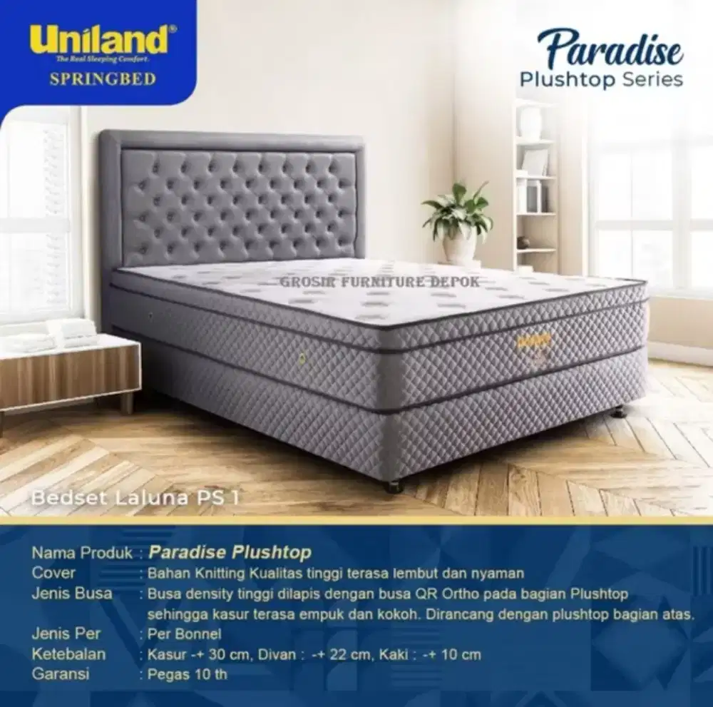 JUAL KASUR UNILAND 160*200