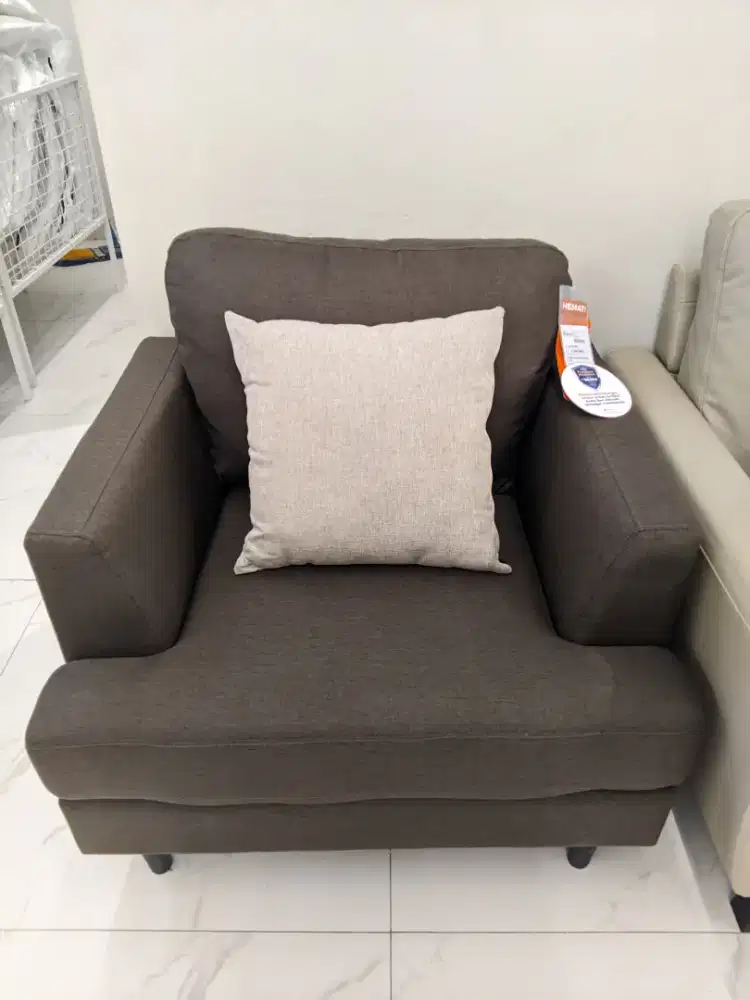 Sofa 1 seater fabric