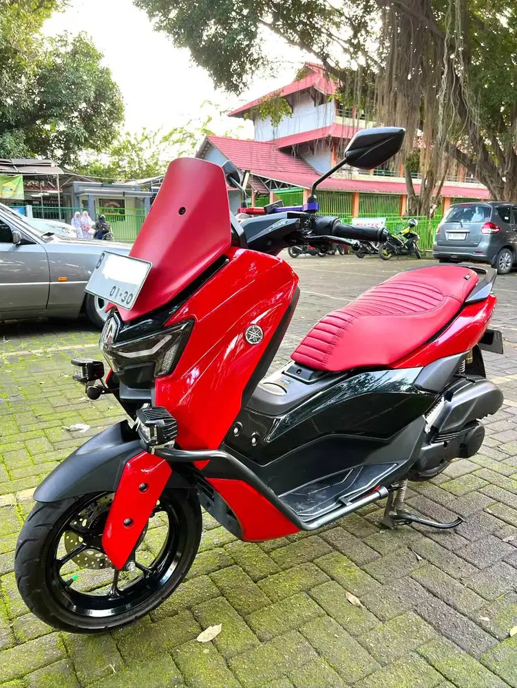 Nmax turbo neo 2025 merah ferari mulus terawat simpenan strobo jok klt