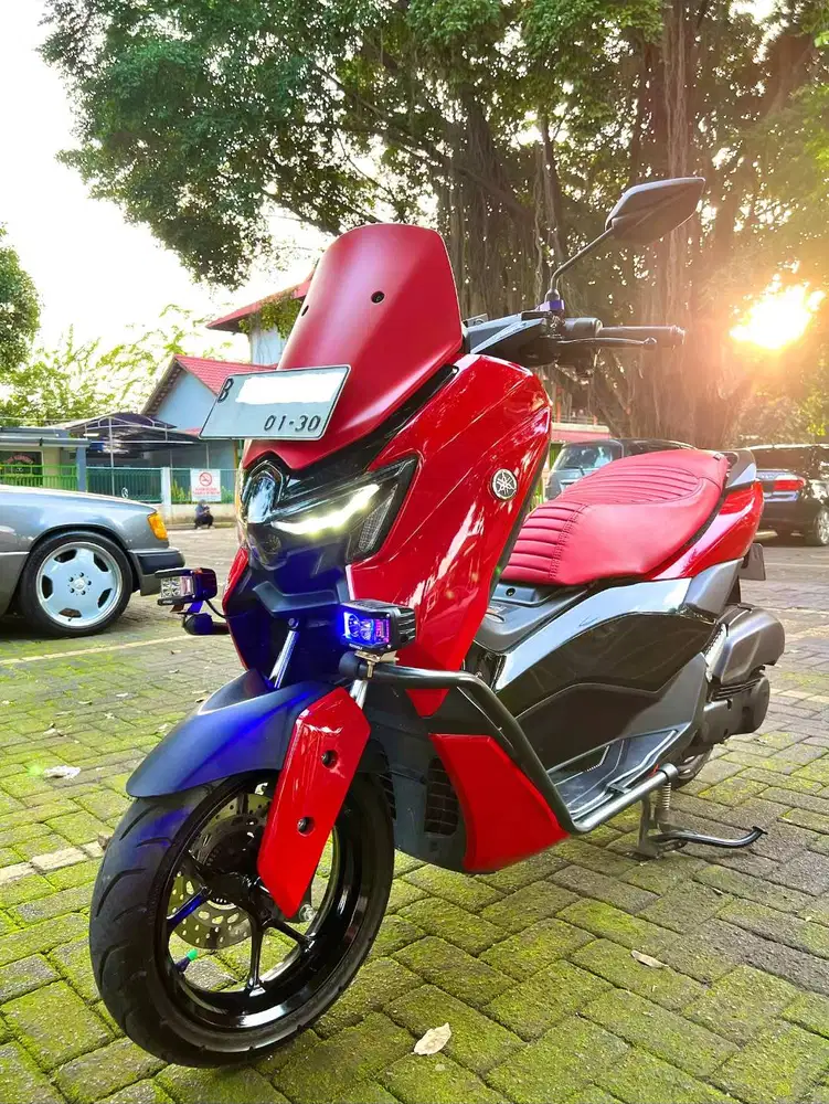 Nmax turbo neo 2025 merah ferari mulus terawat simpenan strobo jok klt