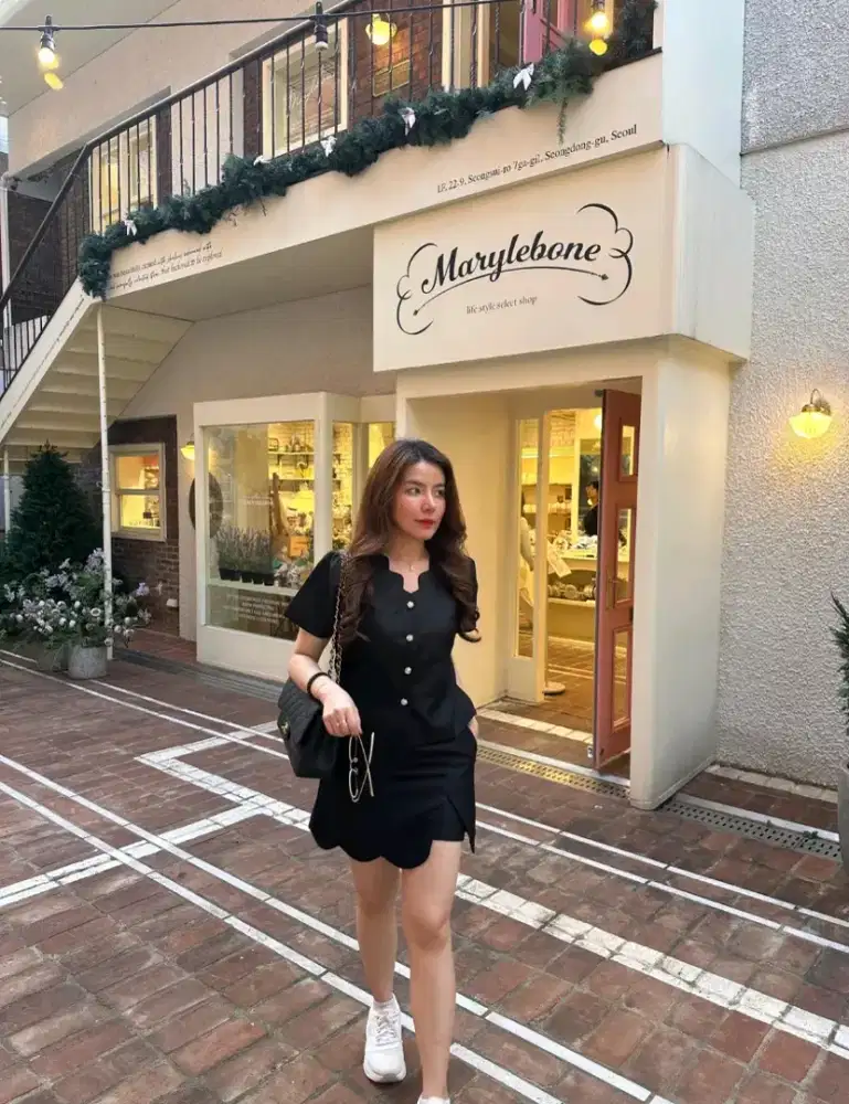 Dijual setelan baju korea merk domscorner (tiktok) seungmin set size 2