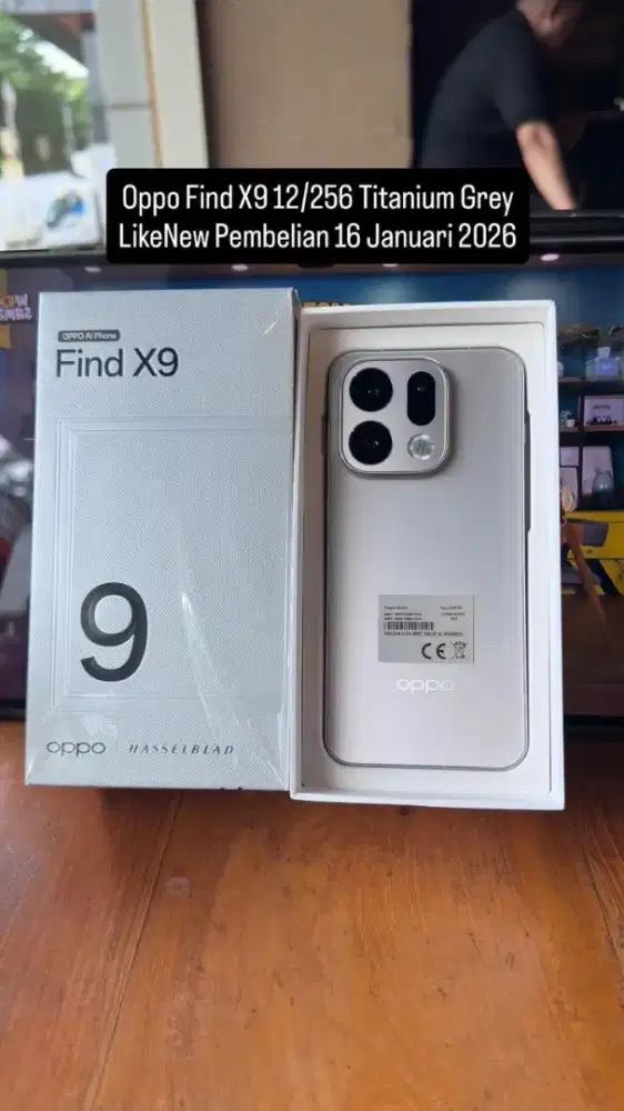 oppo find x9 12/256 titanium grey like new 11hari