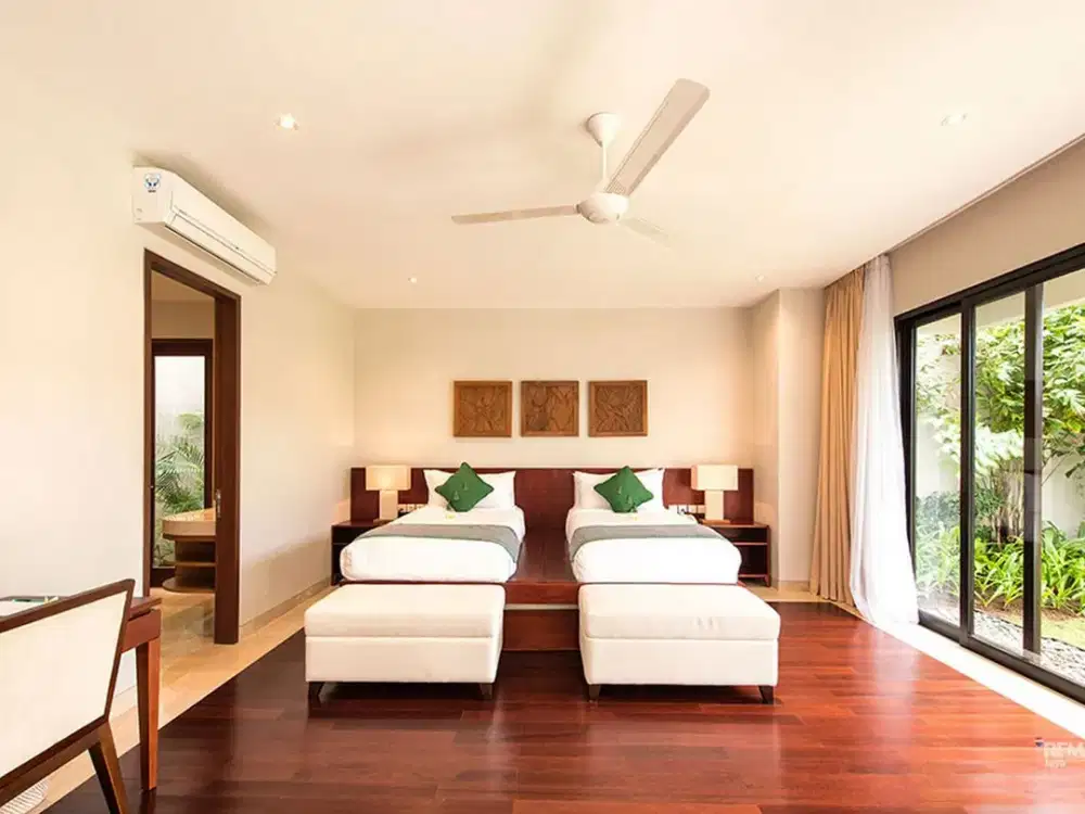 Villa private garden forsale in Pandawa Beach.