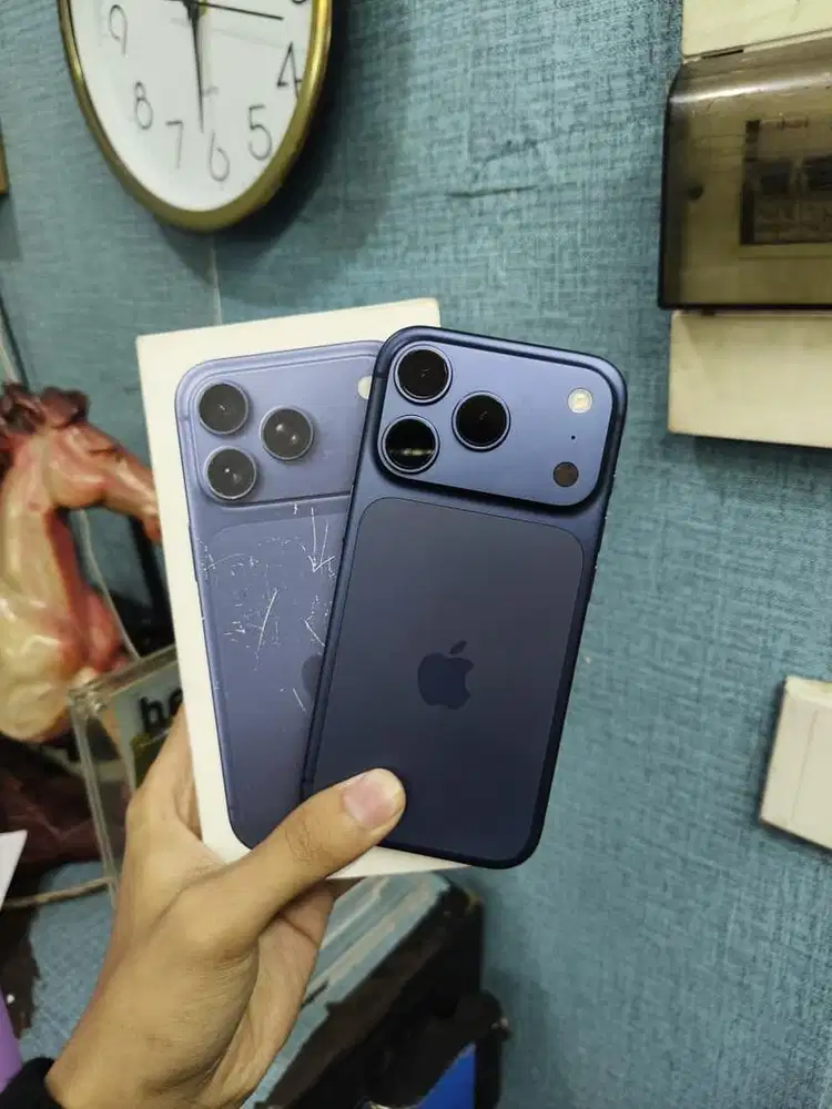 Iphone 17 pro Blue 256gb fulset original mulus