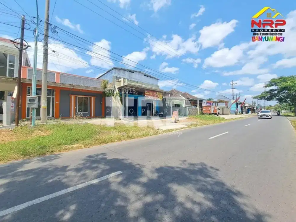 Dijual ruko pinggir jalan dekat bandara Blimbingsari Banyuwangi Rogojampi