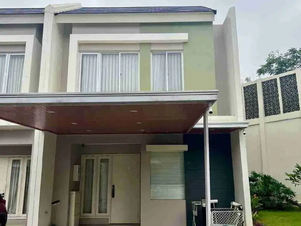 Rumah Semi Furnished Samping Taman Cluster Agnesi Gading Serpong