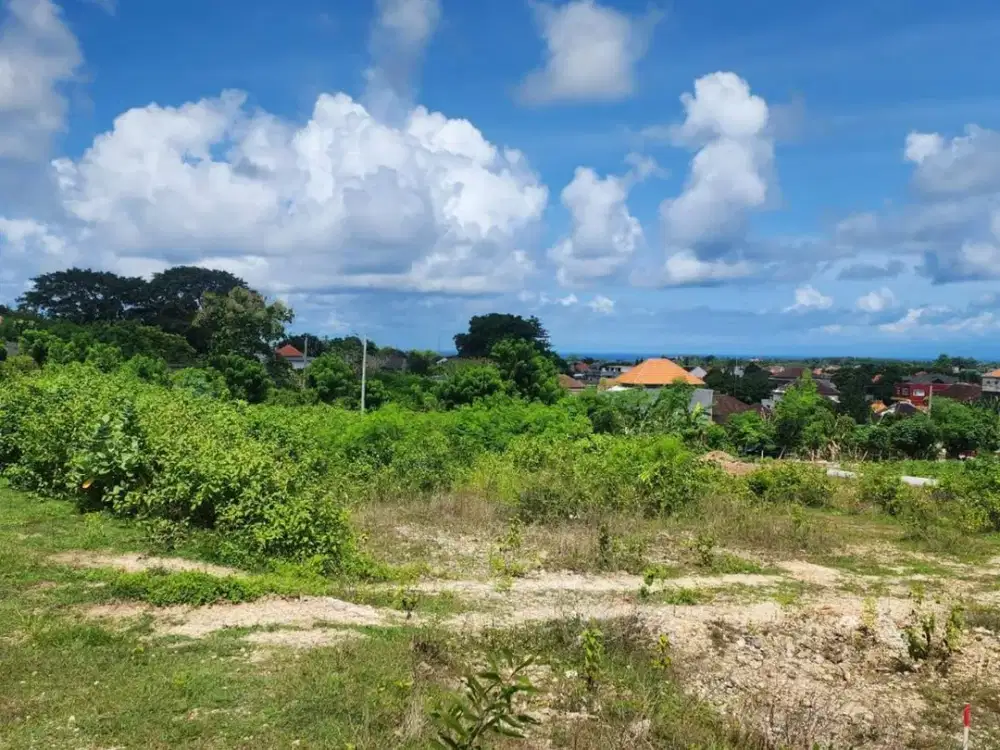 Tanah luasan kecil dapat view laut Dijual,Ungasan.