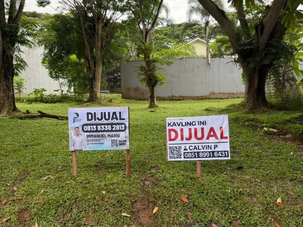 KAVLING TERMURAH HADAP UTARA VERMONT PARKLAND BSD CITY