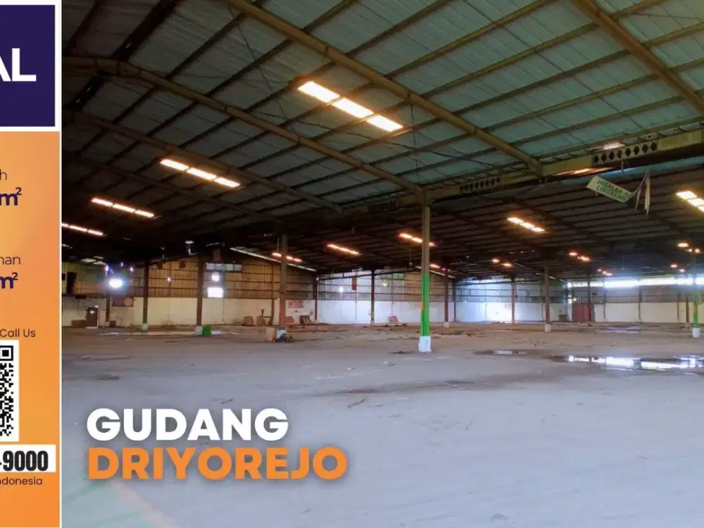 Gudang Industri 47.000 m² + Crane + Jembatan Timbang – Driyorejo - The EdGe