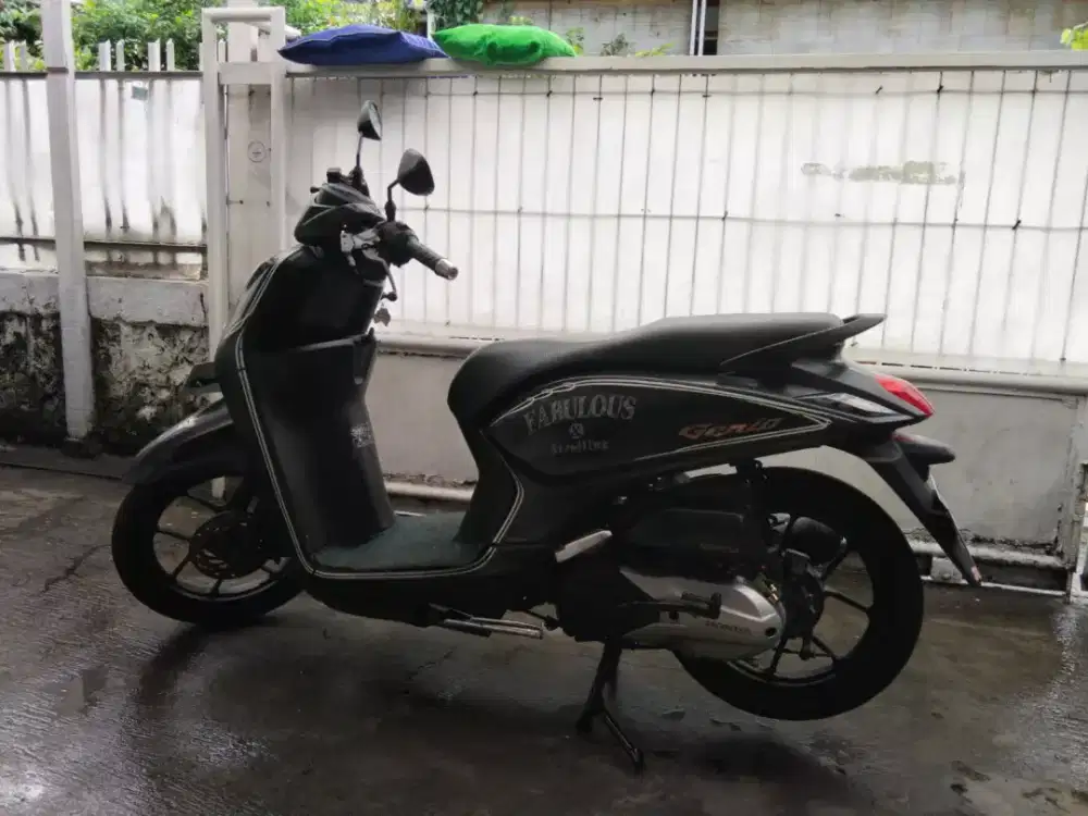 Di jual cepat Honda Genio Faboulus Thn 2019 hitam BU. 10,4 juta nego