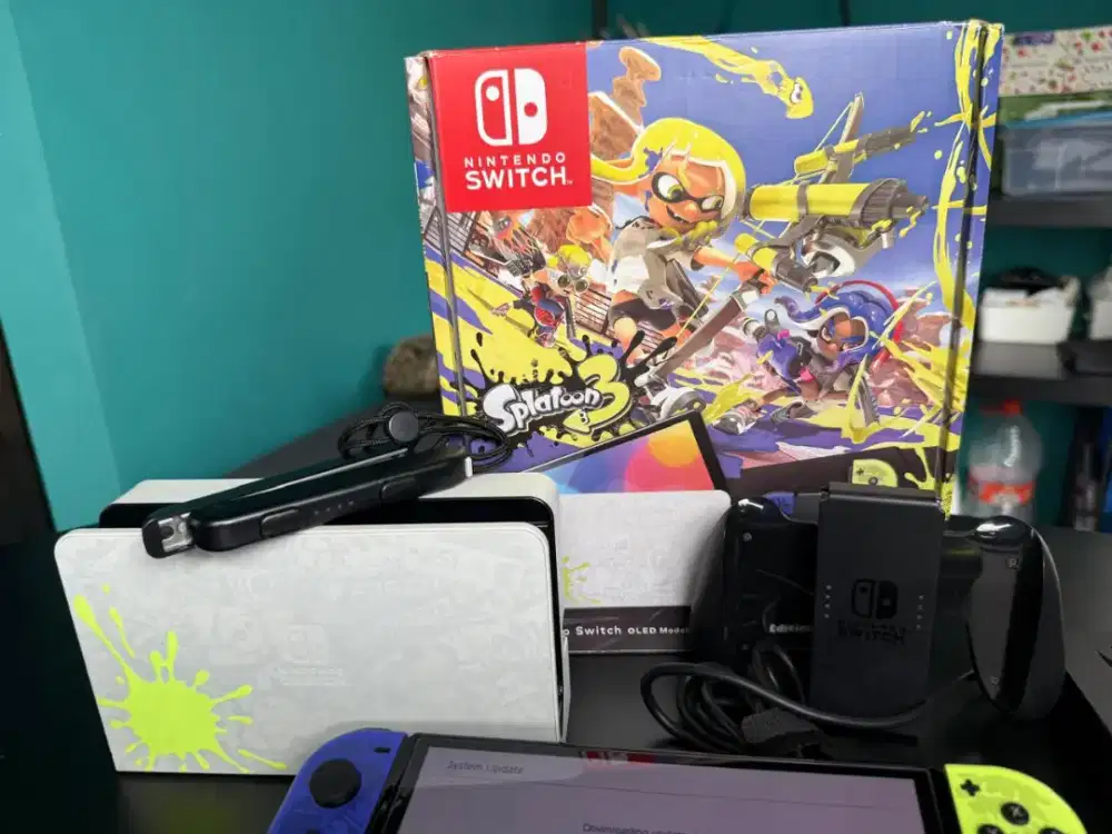 Nintendo switch oled splatoon edition