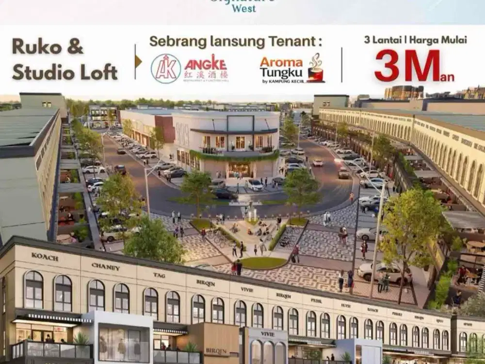 Ruko Strategis Maggiore Signature West Pembelian Resmi Paramount