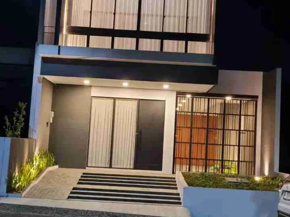 Rumah baru full furnish nuansa villa di dago cluster one gate