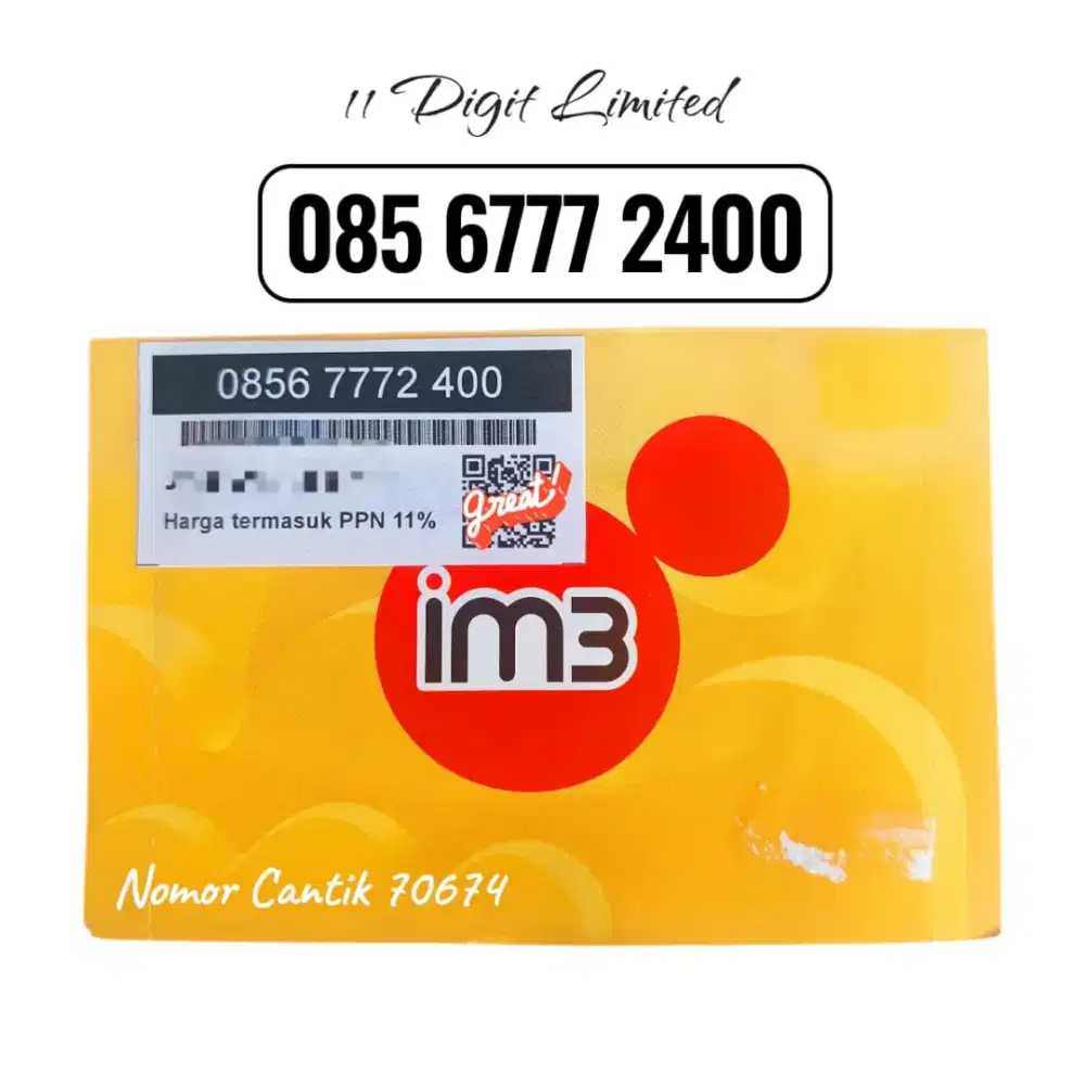 Kartu Perdana Indosat 11 Digit Simpel