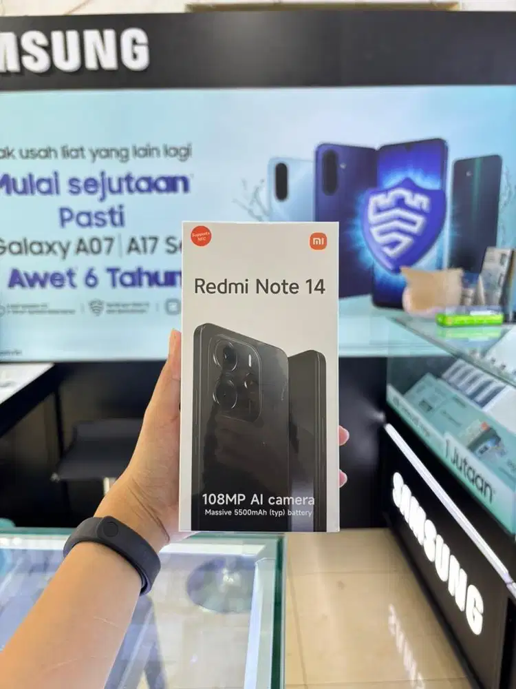 REDMI NOTE 14 8/256 BARU RESMI GARANSI READY