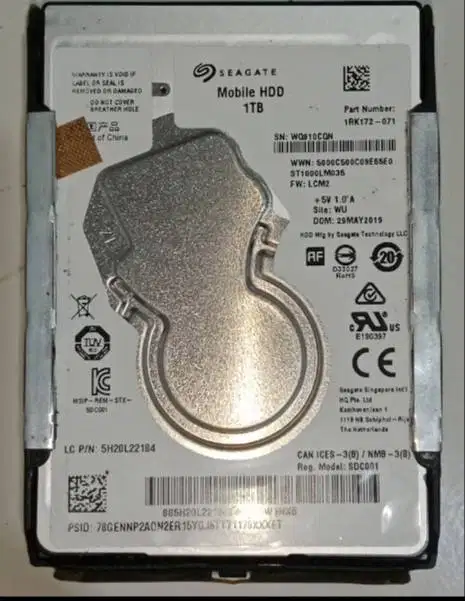 Hardisk Laptop Lenovo 1Tb