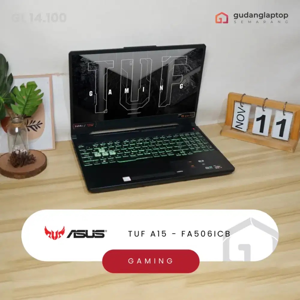 ASUS TUF Gaming A15 - FA506ICB
AMD Ryzen 7 - 4800H 8GB/512GB RTX3050