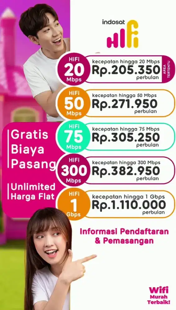 Segera Daftar dan Berlangganan Internet Hifi Indosat