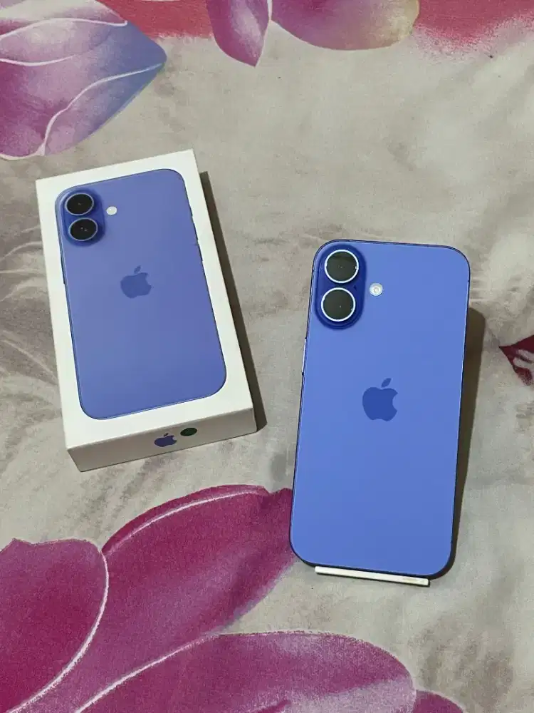 IPHONE 16 128 RESMI IBOX ULTRAMARINE