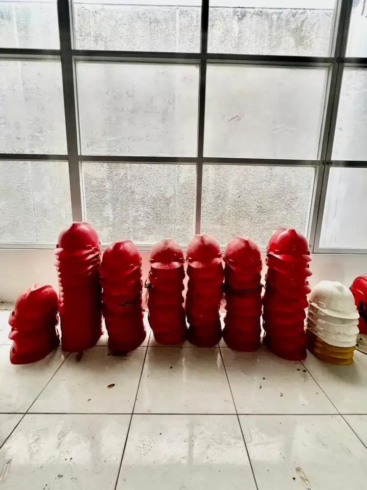 Borongan Helm topi proyek FSA safety 60 lebih pcs