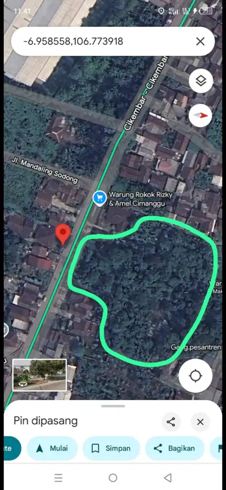 Jual tanah lokasi cikembar kawasan industri