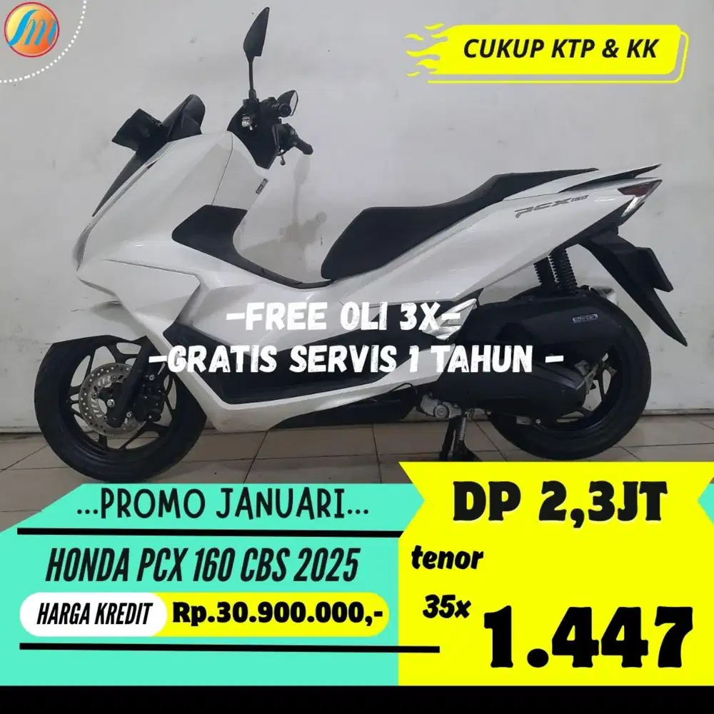 HONDA PCX 160CBS 2025 BISA KREDIT MURAH ANGSURAN TERJANGKAU BERGARANSI