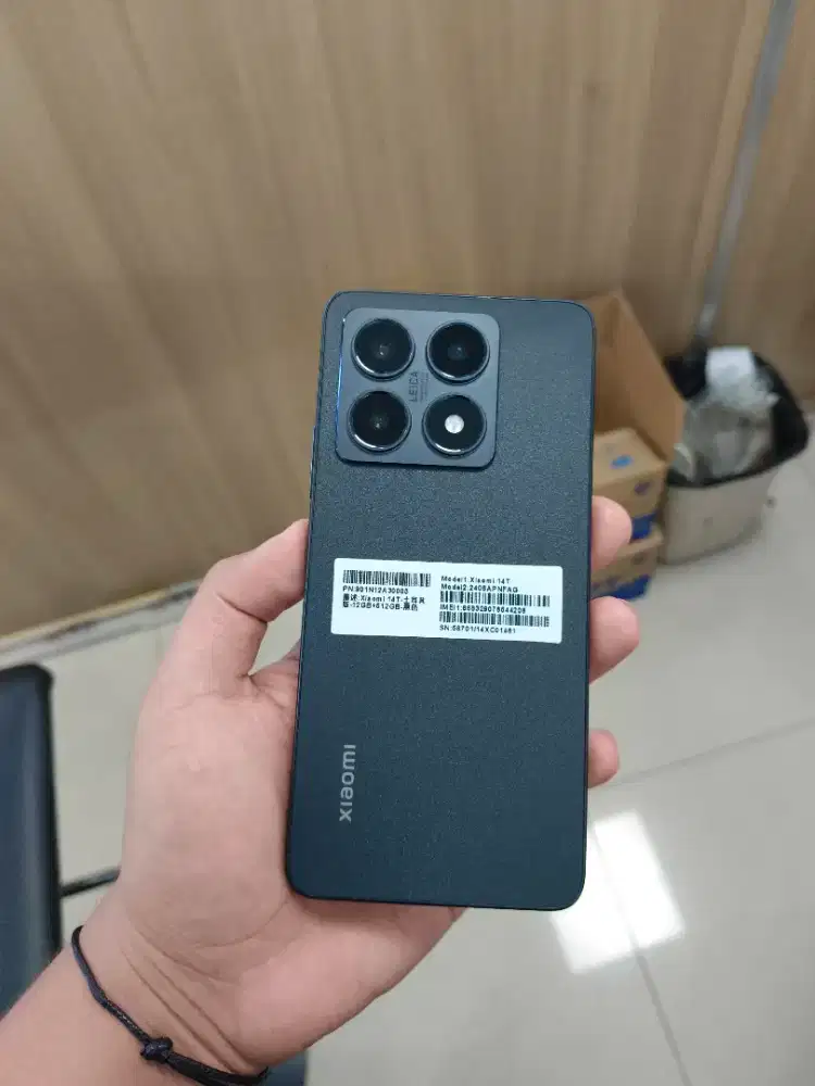 Xiaomi 14t 12/512gb second like new siap pakai