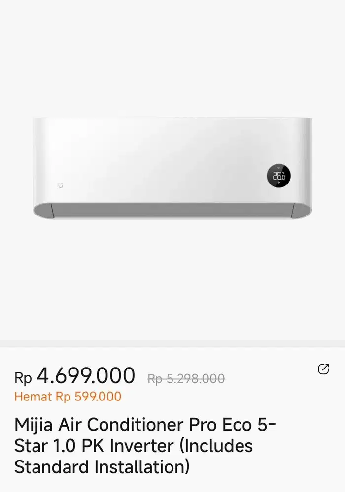 Promo Jual Xiaomi Mijia Air Conditioner Pro Eco 5