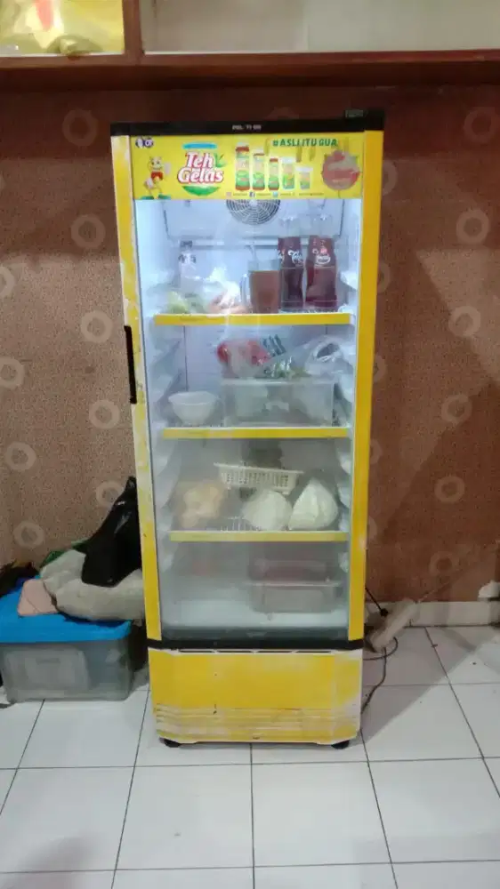 Kulkas display / showcase polytron 3 rak