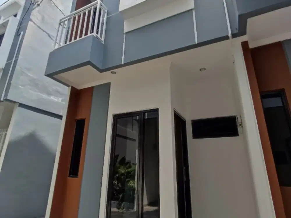 Rumah Baru 2 lantai harga 400 jutaan di Kamboja Utan Kayu Jakarta Timur