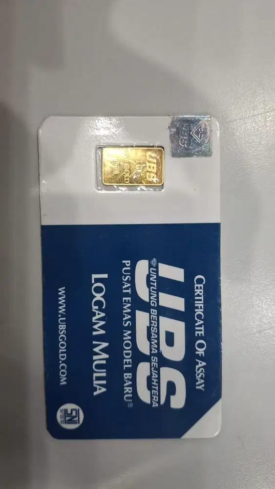 Logam Mulia Emas Batangan UBS 1 gram