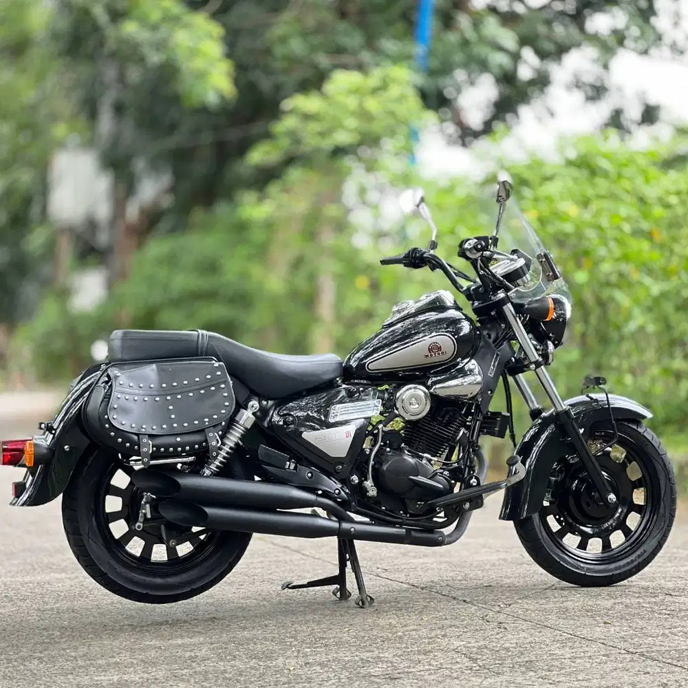 ANTIK! BENELLI MOTOBI 200 EFI 2024 HITAM KM 1K PAJAK PANJANG MULUS