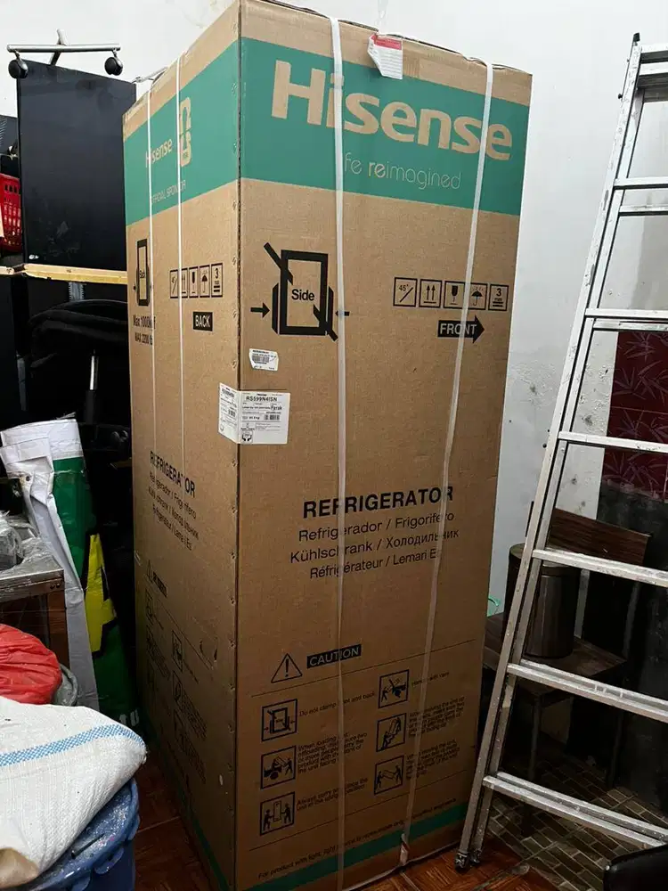 KULKAS HISENSE SIDE BY SIDE 2 PINTU 468L RS599N4ISN