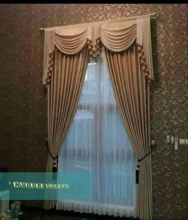 Cod Gorden Pasang Wallpaper Korden Gordeng Horden Roller Blind