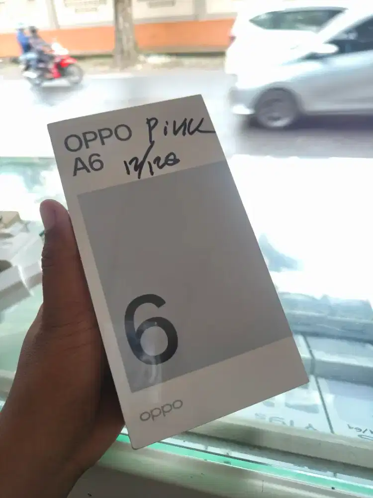 New Oppo A6 ram6/128 garansi resmi 1 tahun