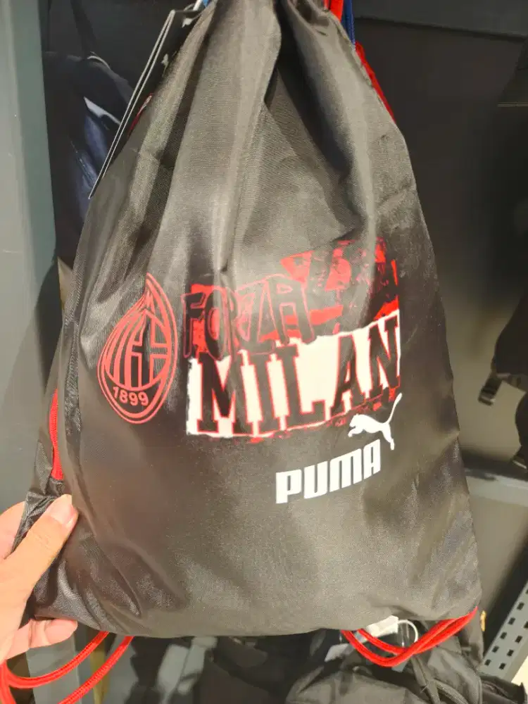 Tas serut AC Milan Dan Manchester City merk Puma
