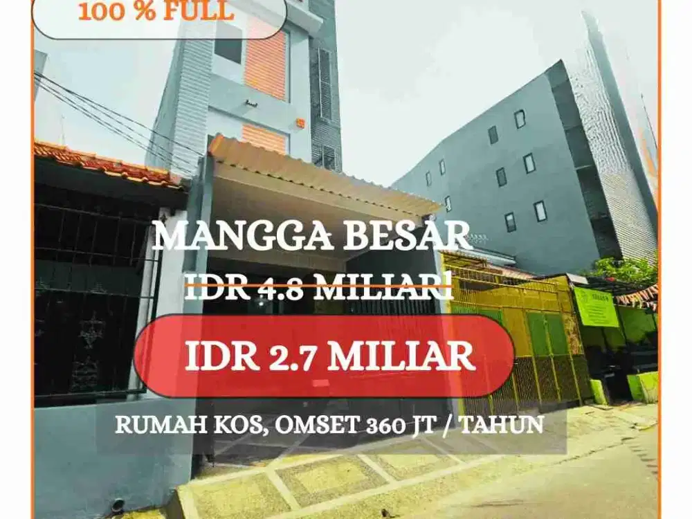 di jual rumah kost di jakarta barat